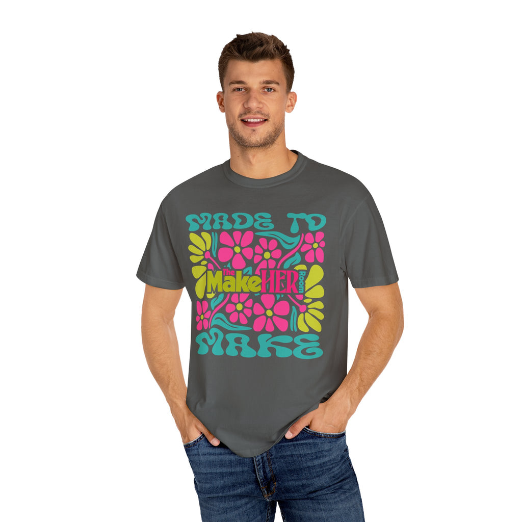 Made to Make Retro MHR Logo Unisex Garment-Dyed Comfort Colors T-shirt