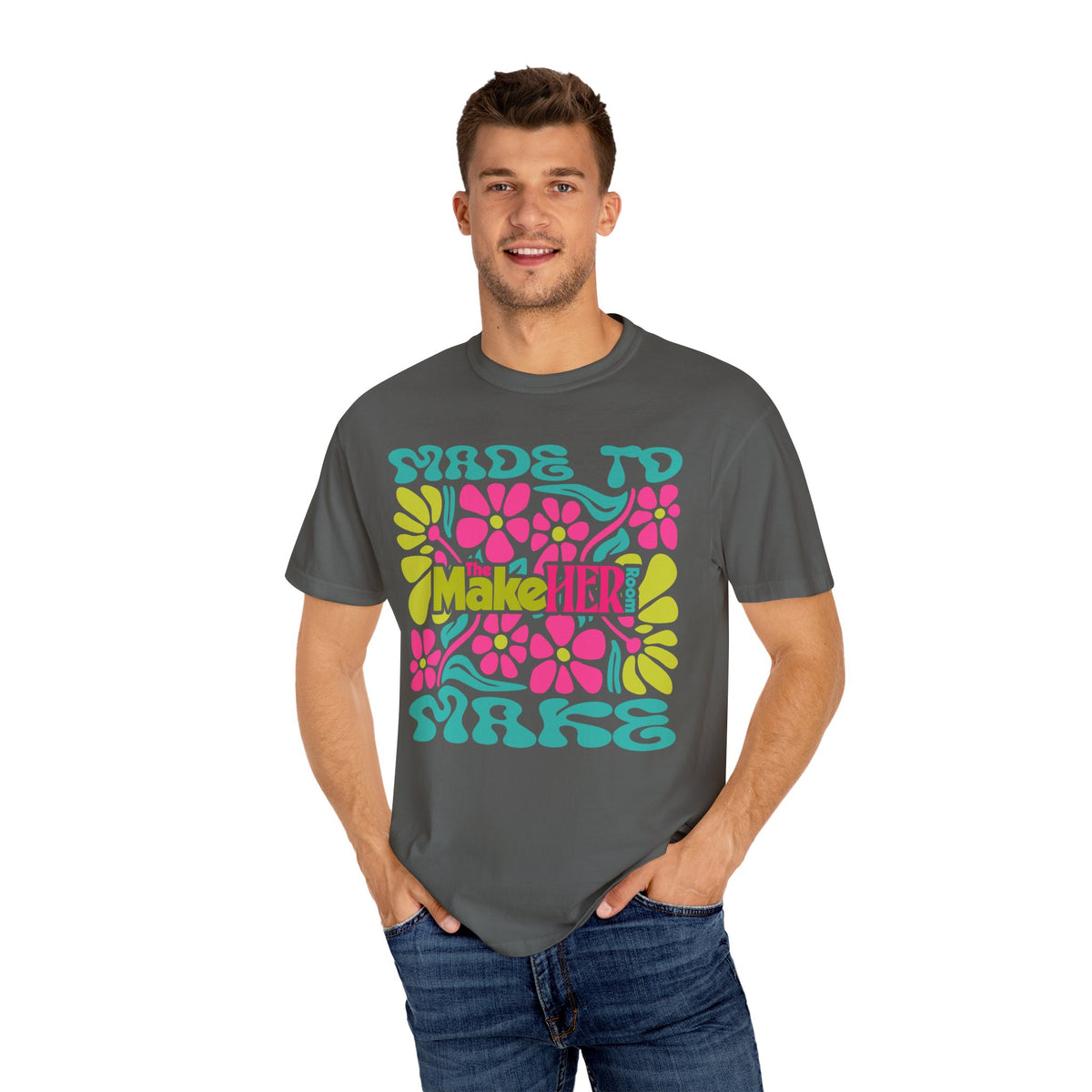 Made to Make Retro MHR Logo Unisex Garment-Dyed Comfort Colors T-shirt