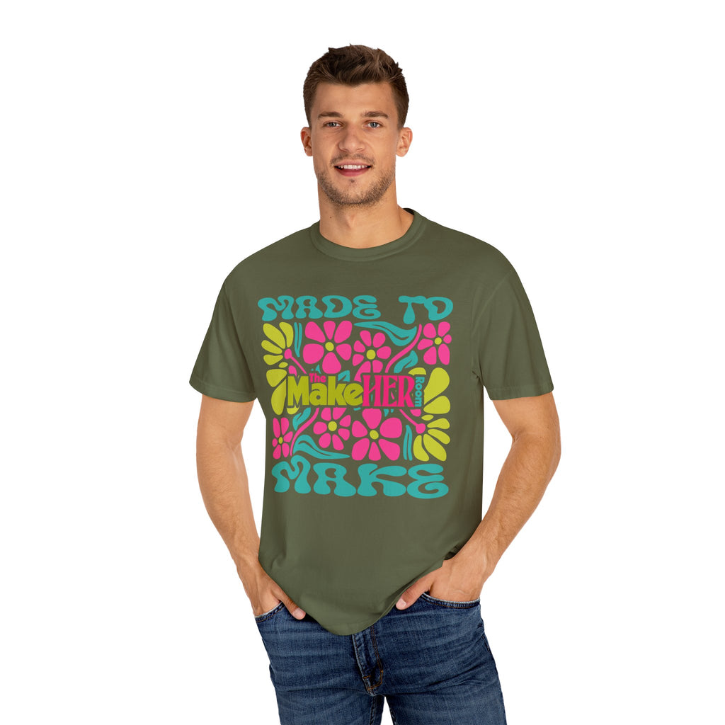 Made to Make Retro MHR Logo Unisex Garment-Dyed Comfort Colors T-shirt