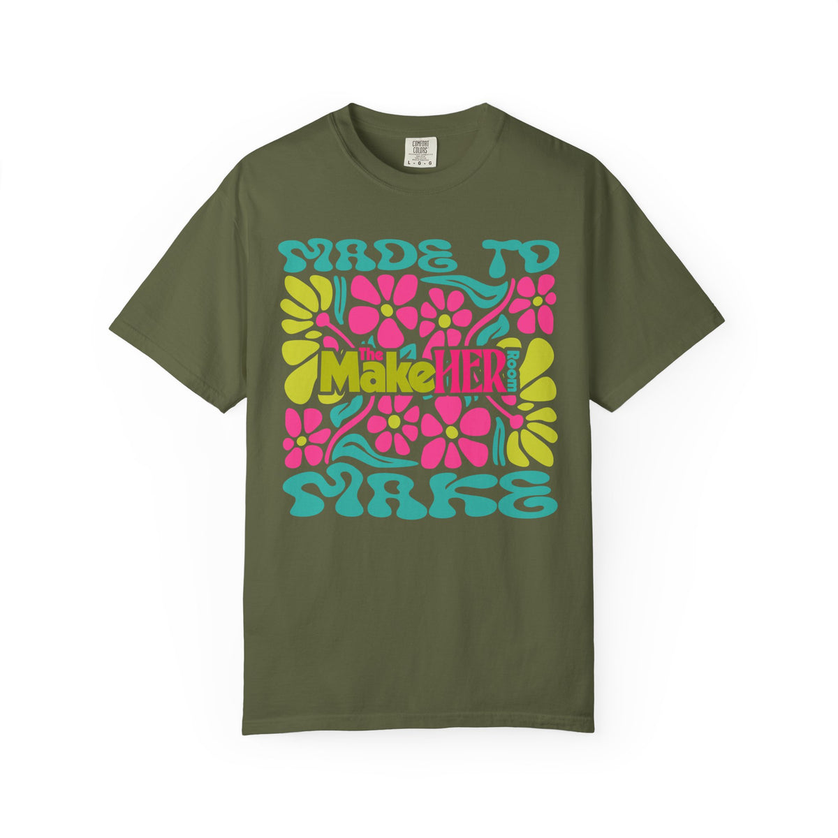 Made to Make Retro MHR Logo Unisex Garment-Dyed Comfort Colors T-shirt