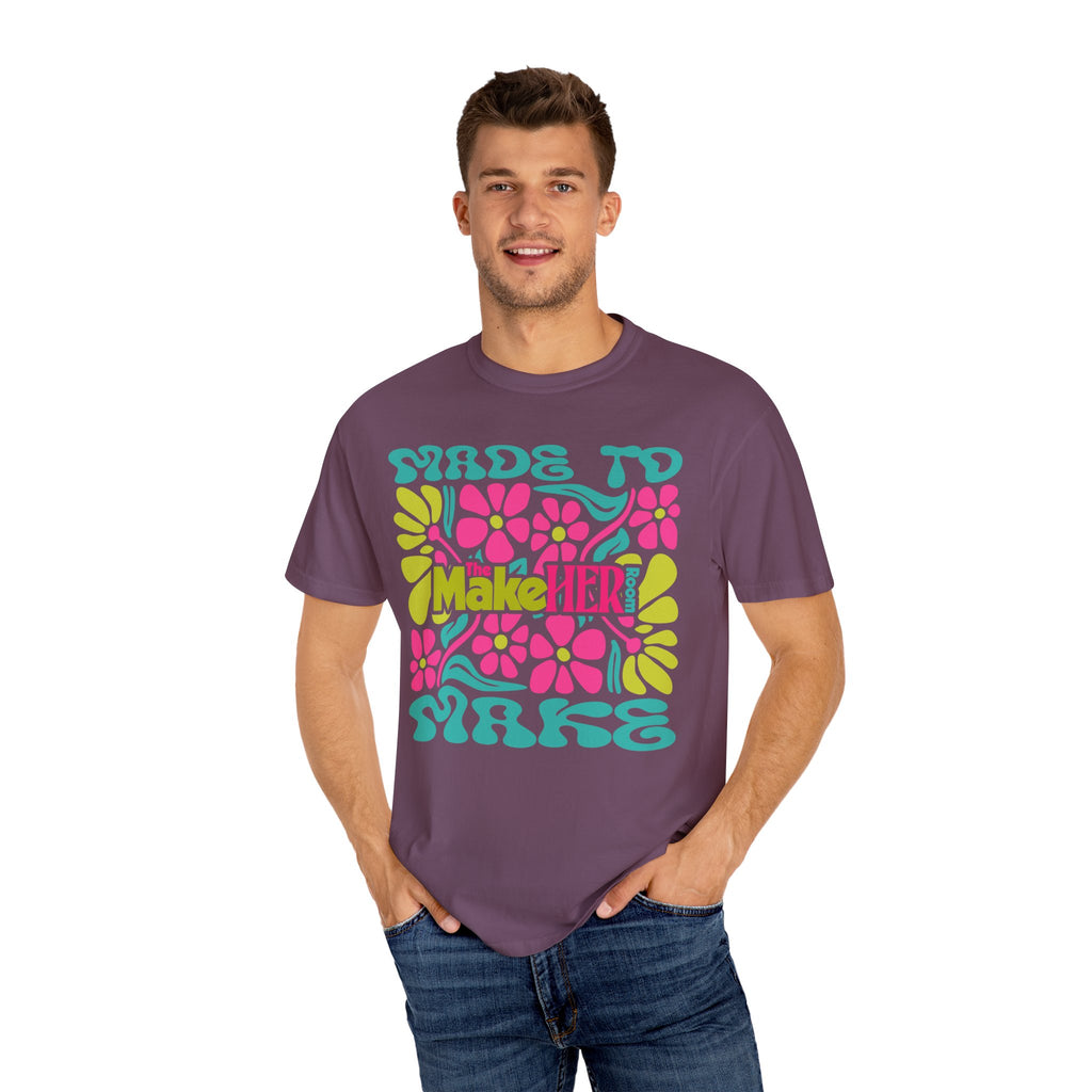 Made to Make Retro MHR Logo Unisex Garment-Dyed Comfort Colors T-shirt