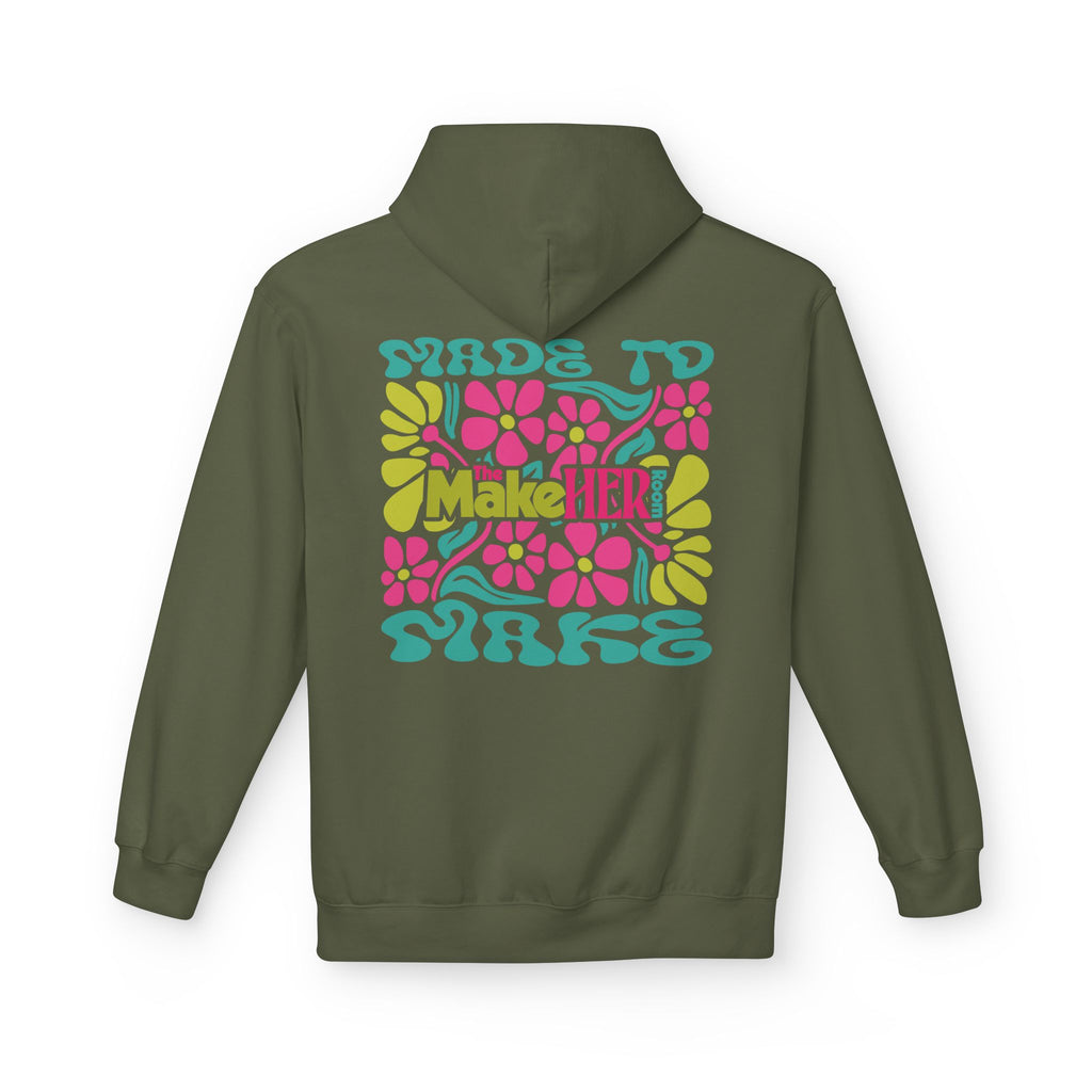 Made to Make Retro MHR Logo Unisex Midweight Softstyle Fleece Hoodie