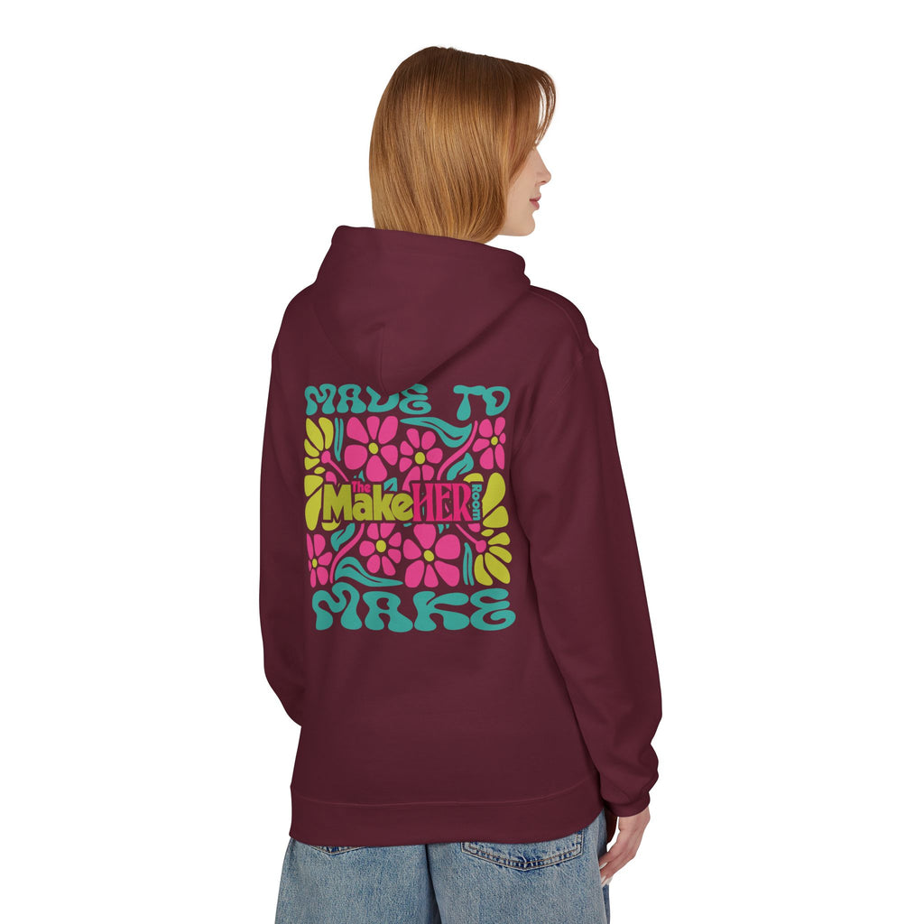 Made to Make Retro MHR Logo Unisex Midweight Softstyle Fleece Hoodie
