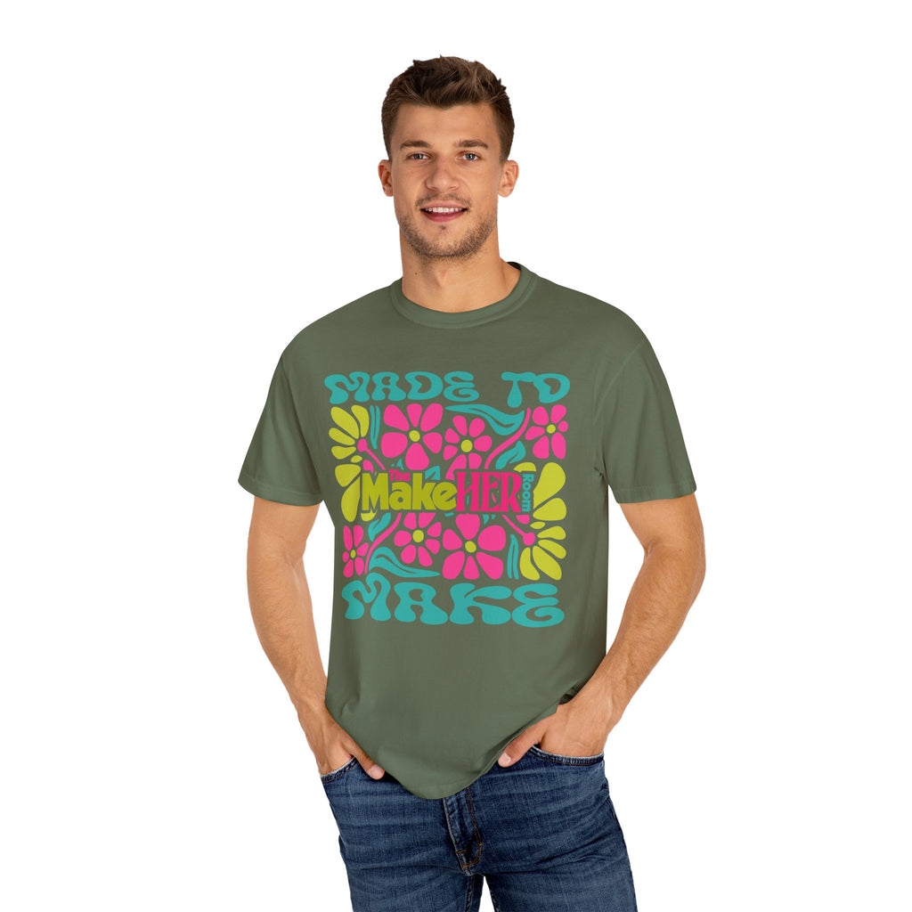 Made to Make Retro MHR Logo Unisex Garment-Dyed Comfort Colors T-shirt